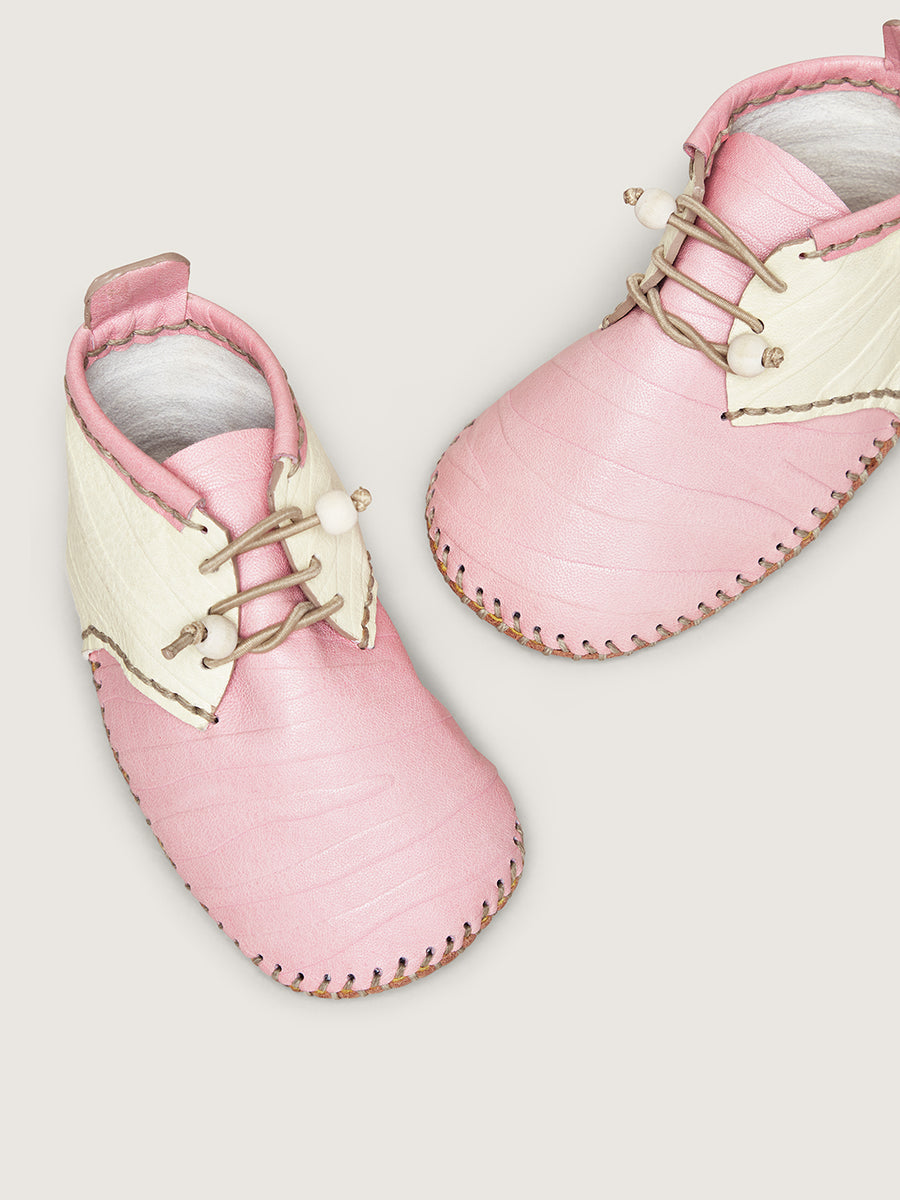 Baby Shoes Pink Pyrenean White Small