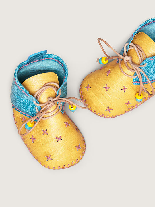 Baby Shoes Sun Crystal Blue Small