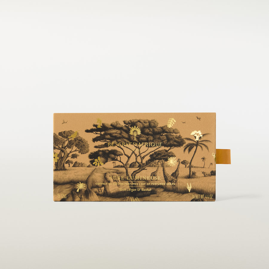 Aube Lumineuse Set of 3 Soaps