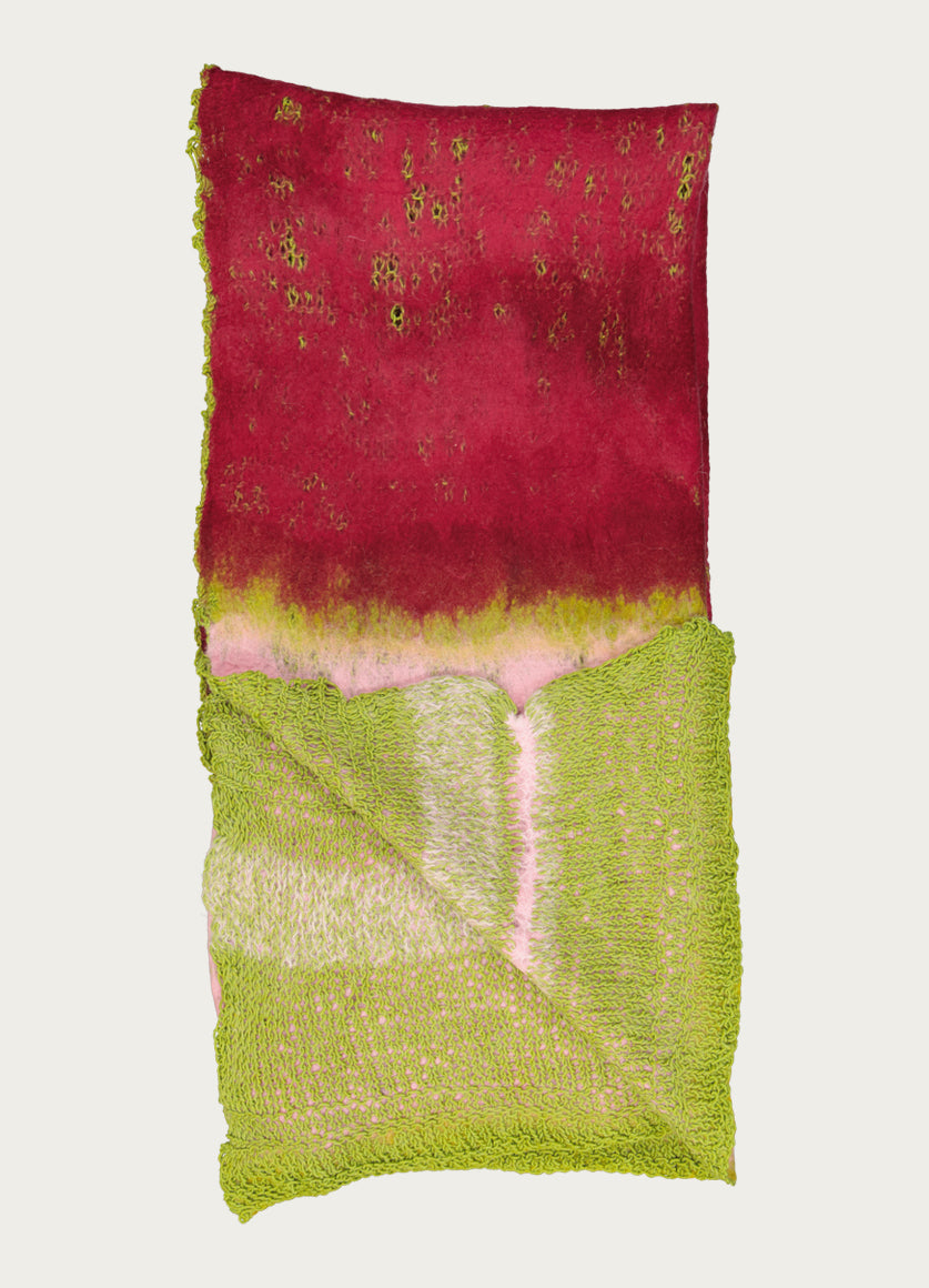 Rothko Throw - Pink & Green