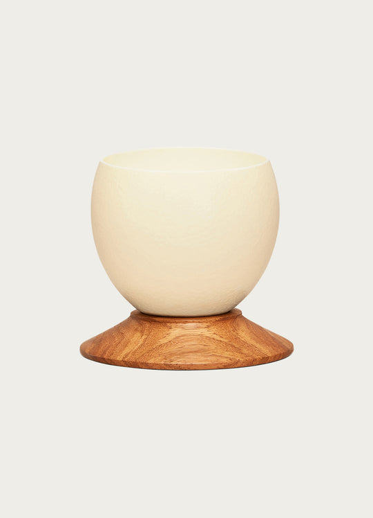 Ostrich Egg Candle Coastal - Petitgrain & Lavender - Natural