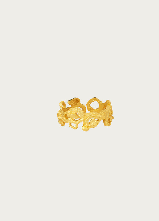 Riverstone Gold Ring