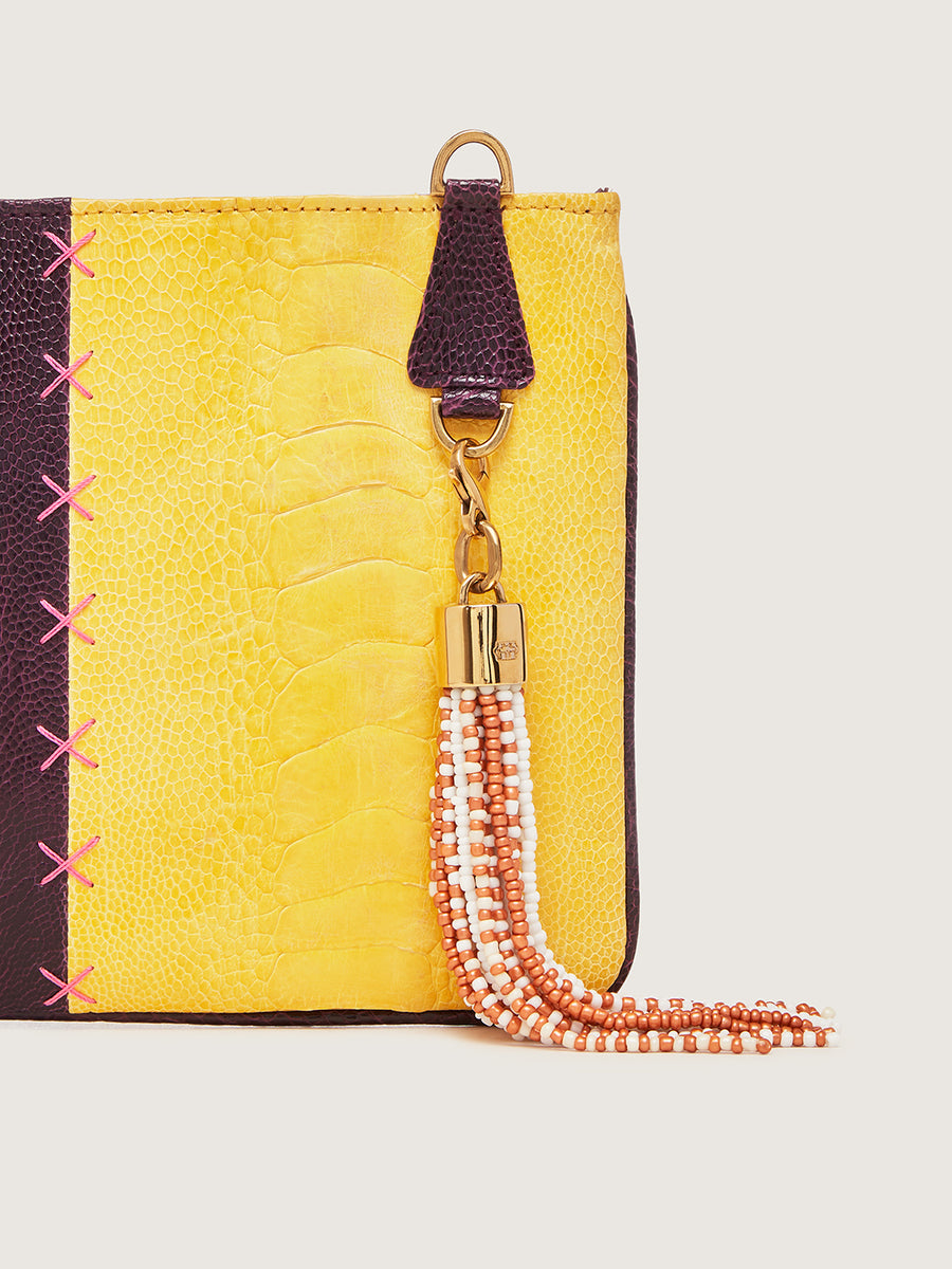 Okapi Beaded Tassel - Sand, Cream and White