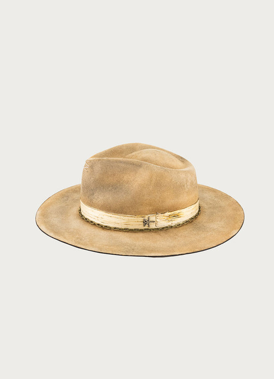 Acid Wash Wool Felt Fedora