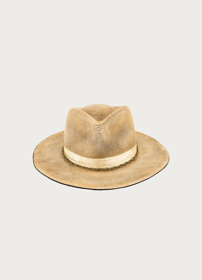 Acid Wash Wool Felt Fedora