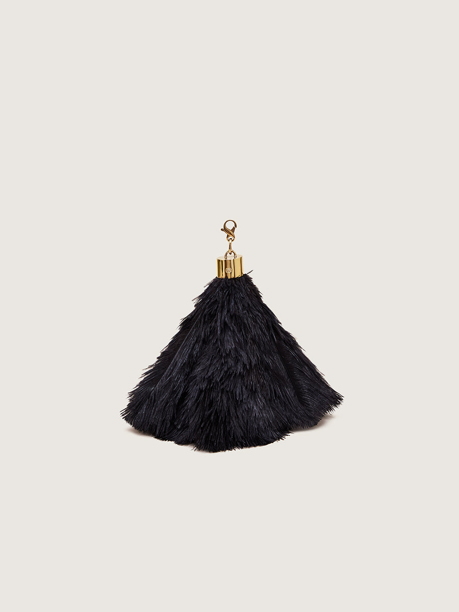Okapi Clip on Feather Black
