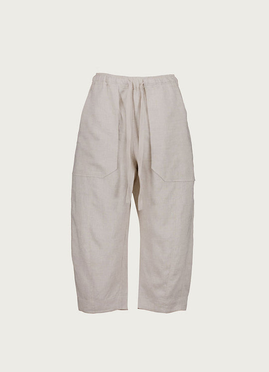 Arched Dropped Trousers Elephant Grey