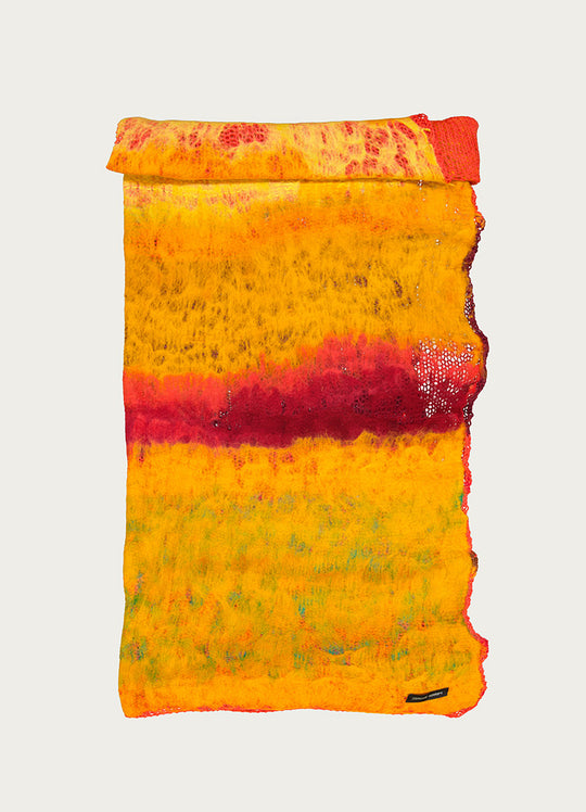 Rothko Throw - Yellow & Orange