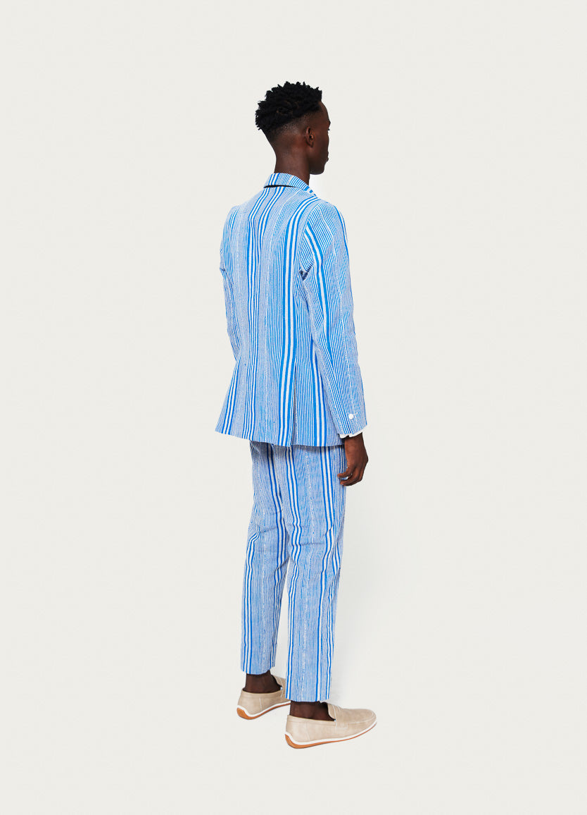 Blue Baba 3 Stripe Jacket