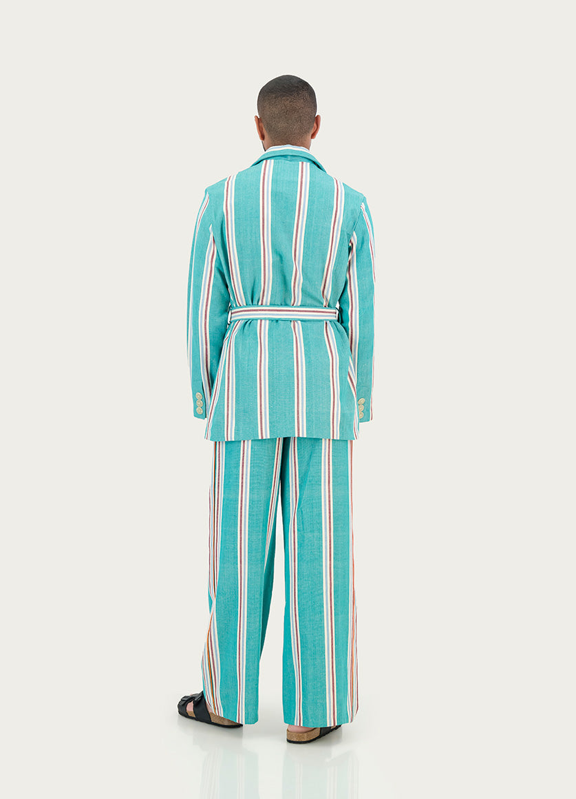 Striped Weave Reversible Jacket