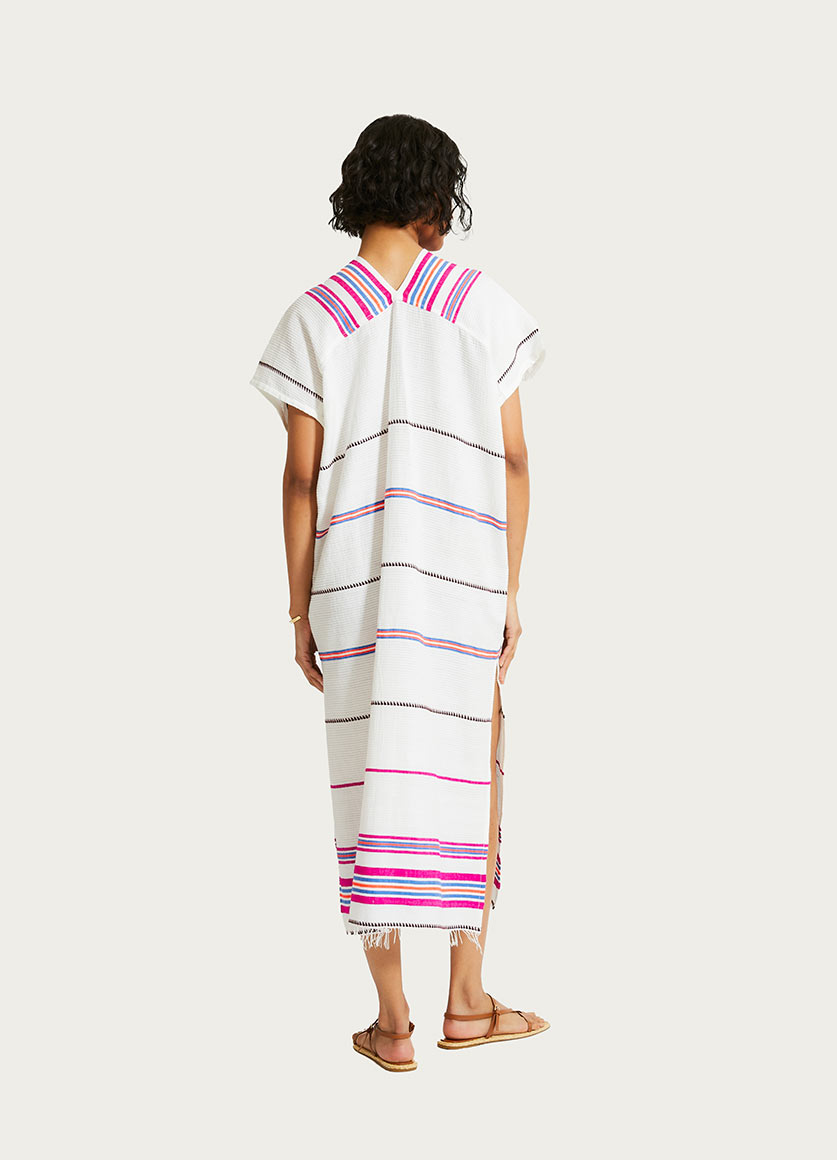 Gasira Vneck Kaftan Zelele Orchid