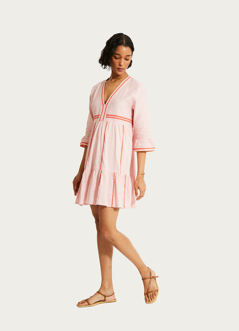 Hanna Flutter Dress Bela Petal