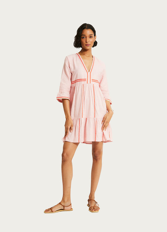 Hanna Flutter Dress Bela Petal