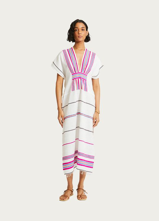 Gasira Vneck Kaftan Zelele Orchid