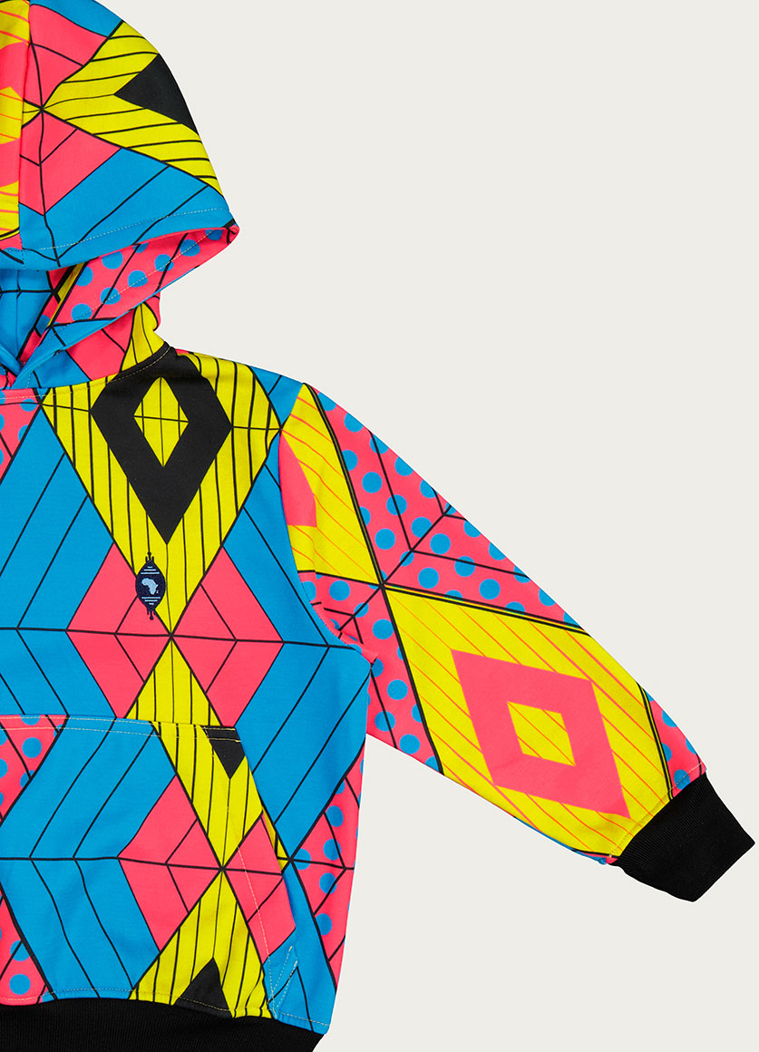 MASA MARA KIDDIES HOODY LARGE PRINT