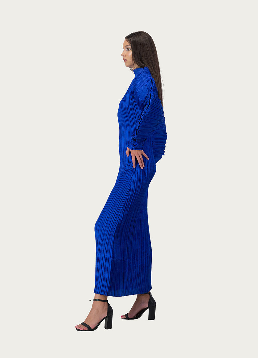 Maxi Oversized Sleeve Dress Blue