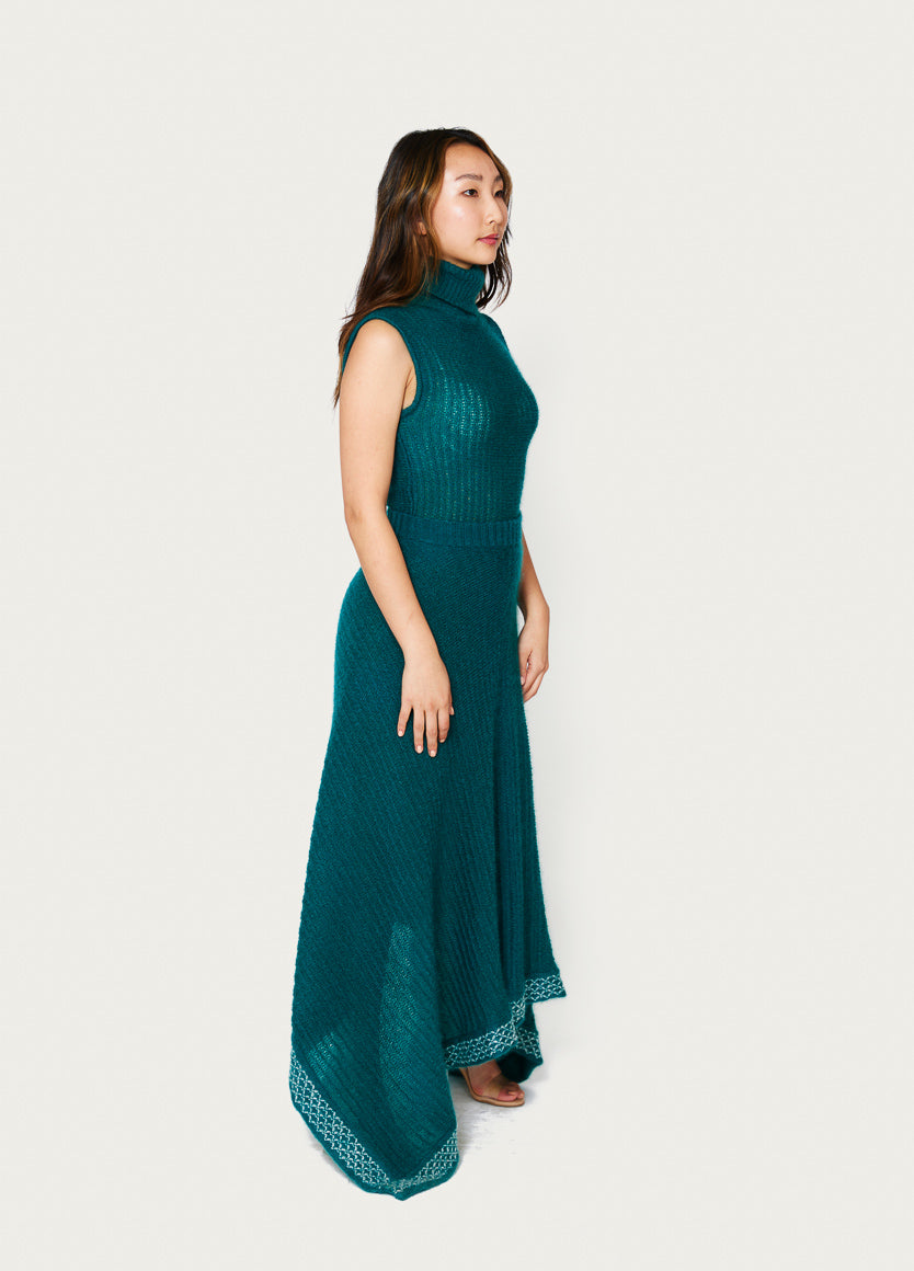 Green Hankerchief Skirt