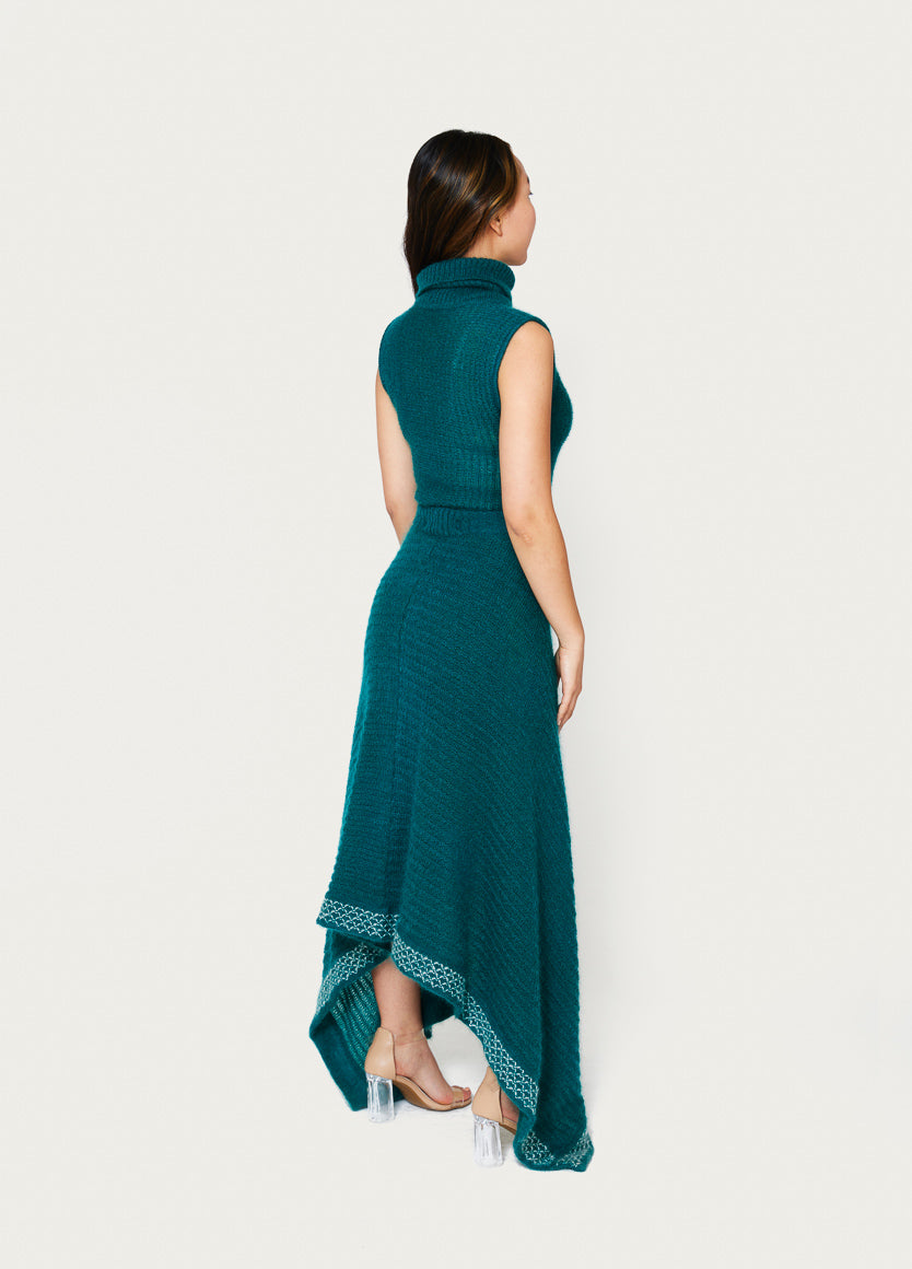 Green Hankerchief Skirt