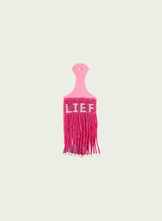 NJAC HANNALI LIEF COMB PINK WITH PINK BEAD