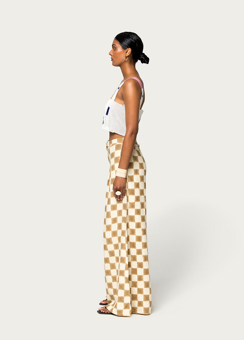 Antassia Beaded Top - Stone