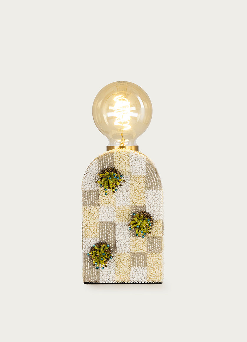 Coco Palm Lamp Med