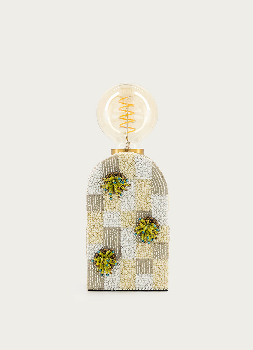 Coco Palm Lamp Med