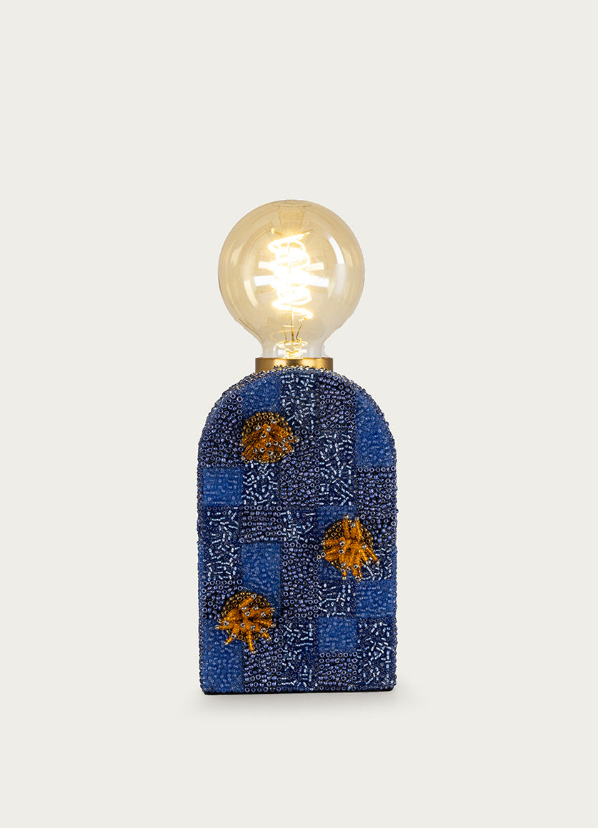 Midnight Glitz Lamp Med