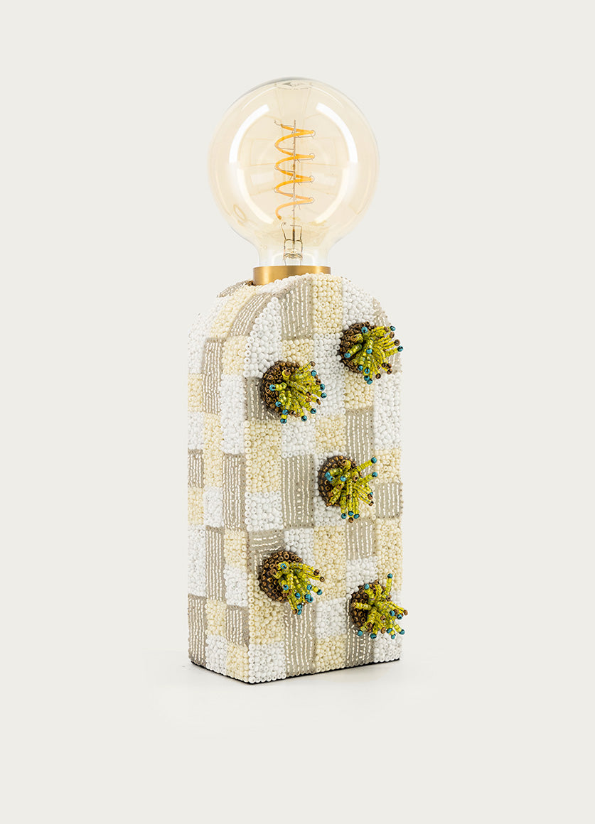 Coco Palm Lamp Lrg