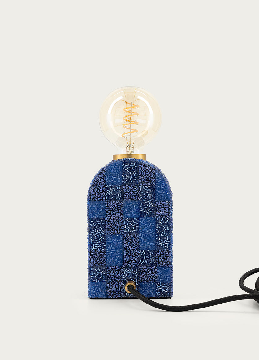 Midnight Glitz Lamp Med