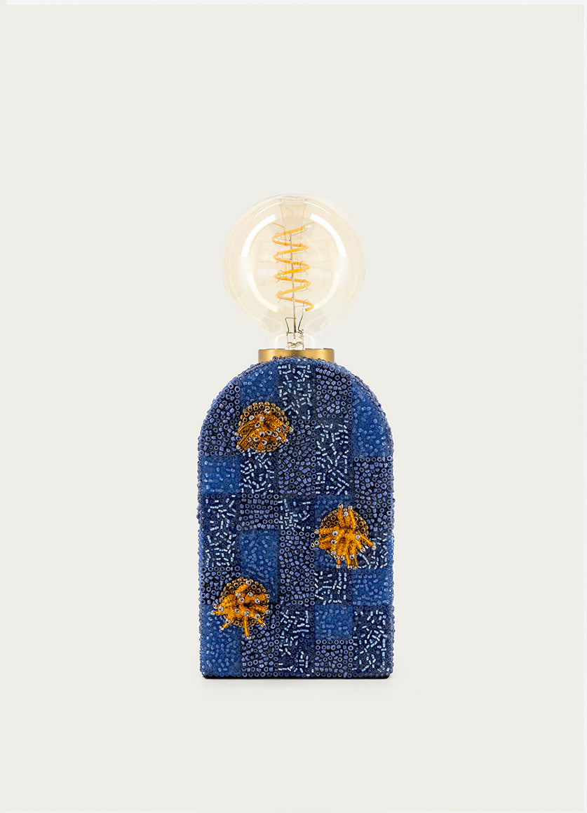 Midnight Glitz Lamp Med