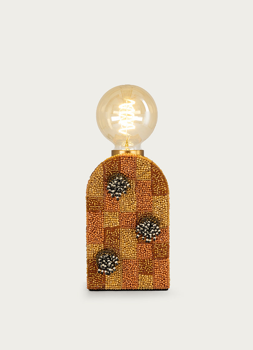 Golden Groove Lamp Med