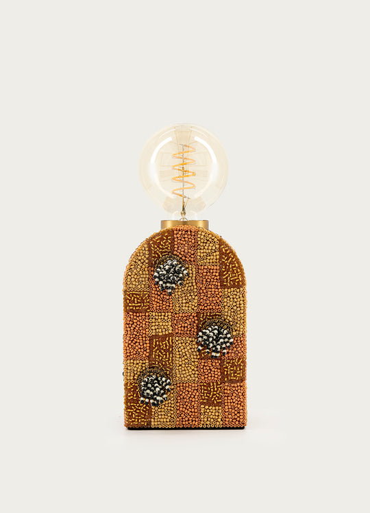 Golden Groove Lamp Med