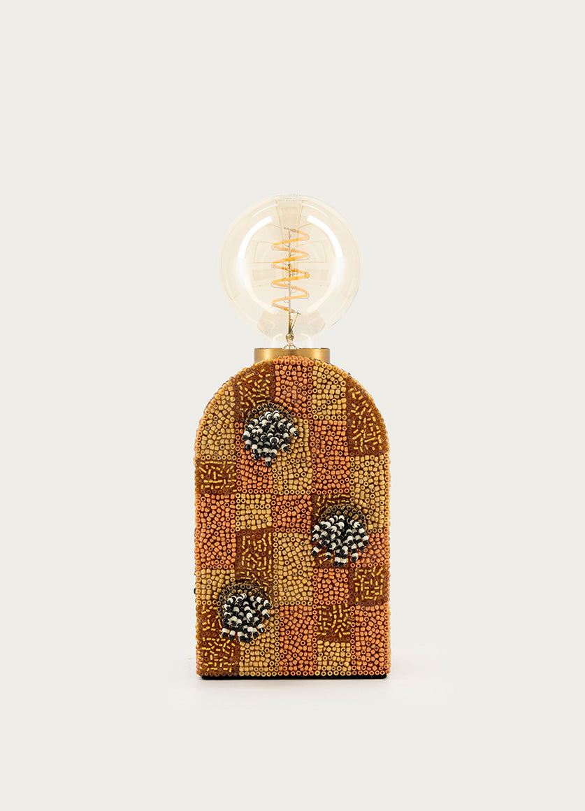 Golden Groove Lamp Med