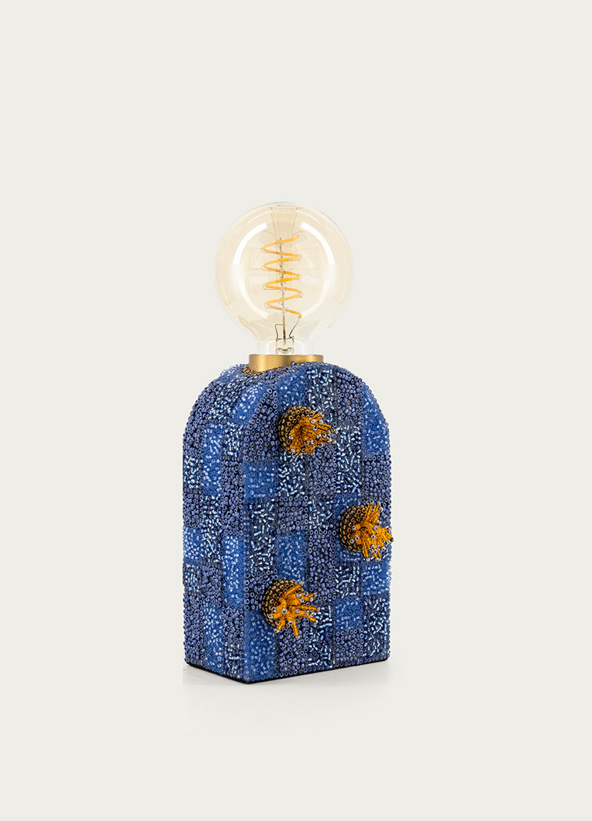 Midnight Glitz Lamp Med