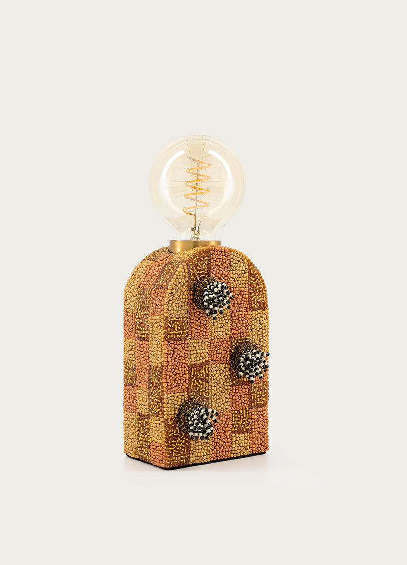 Golden Groove Lamp Med
