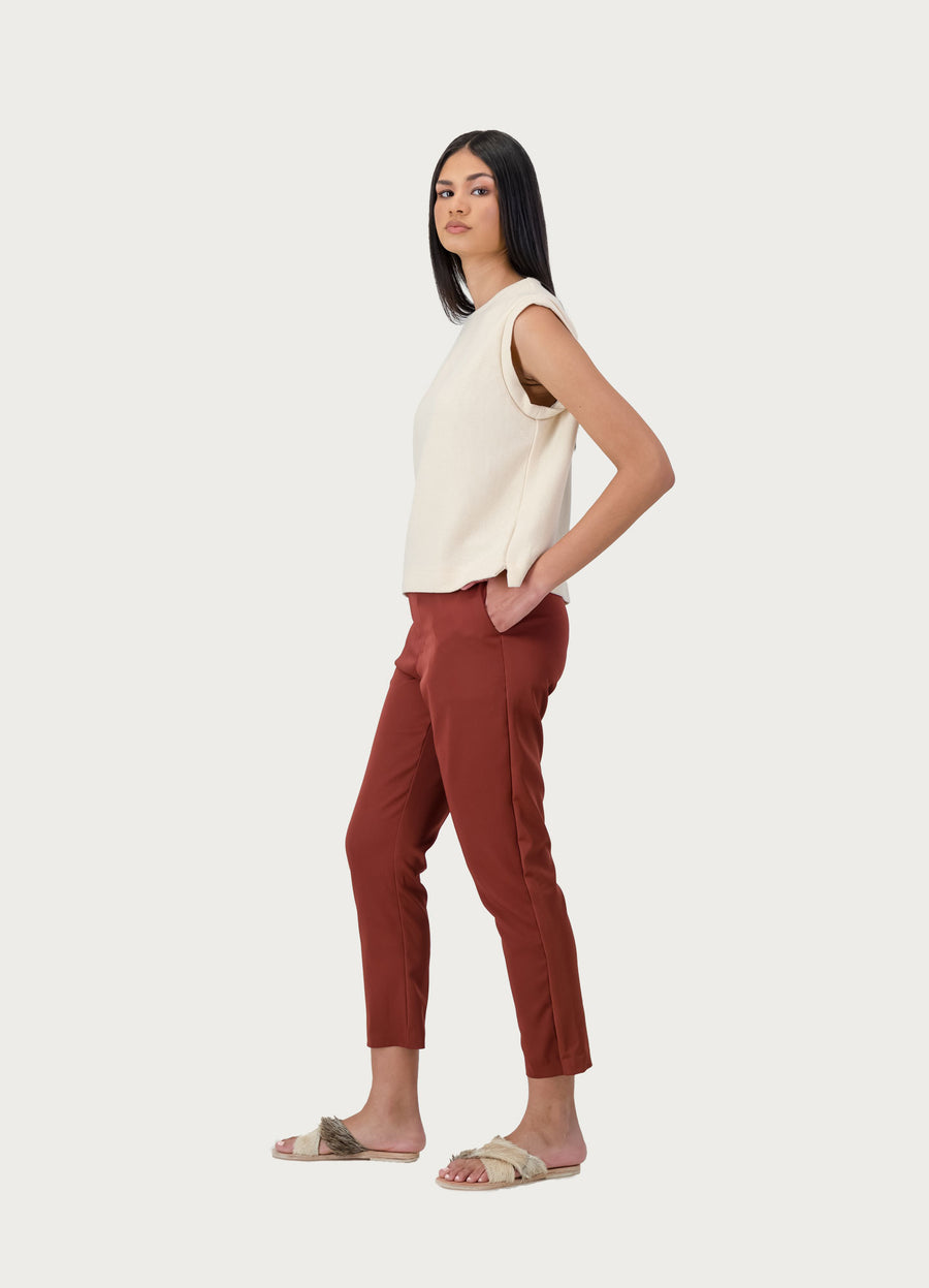 Unisex Rib-Knit Vest (Crew Neck)