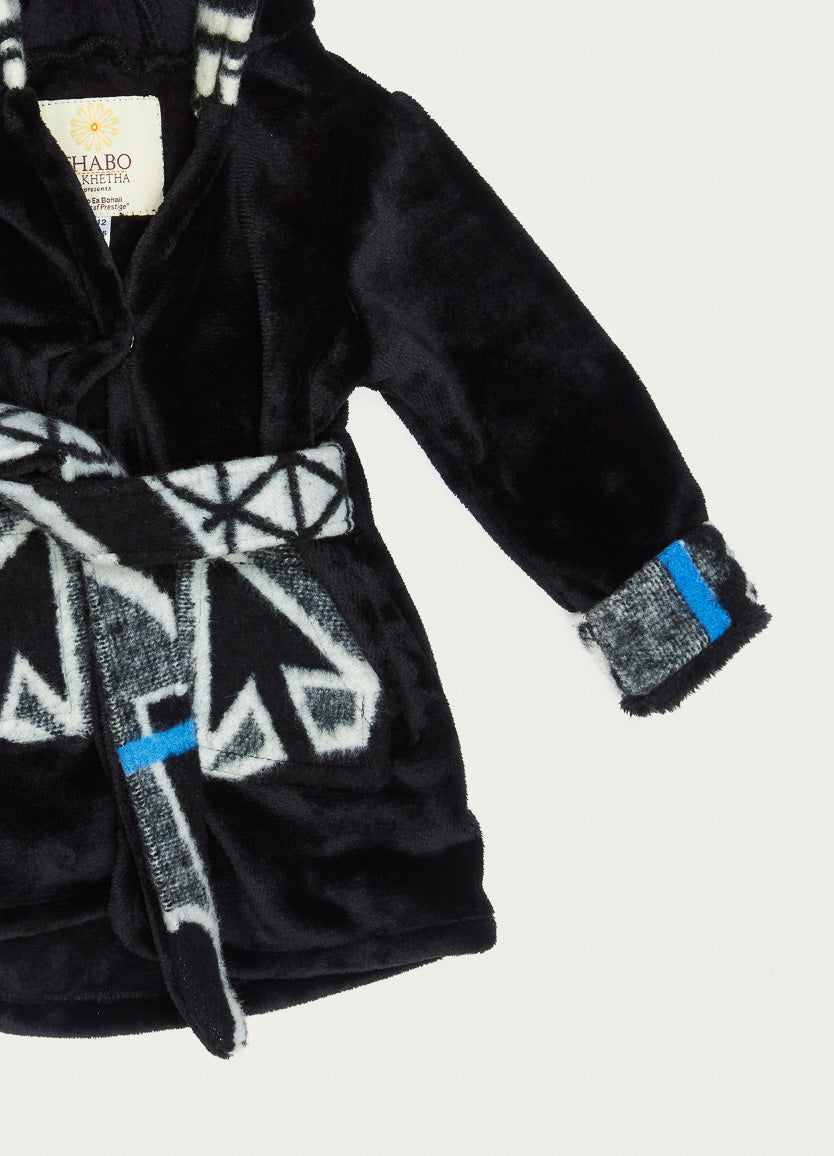 TM TIIOS DAYTIME GOWN BLACK BLUE