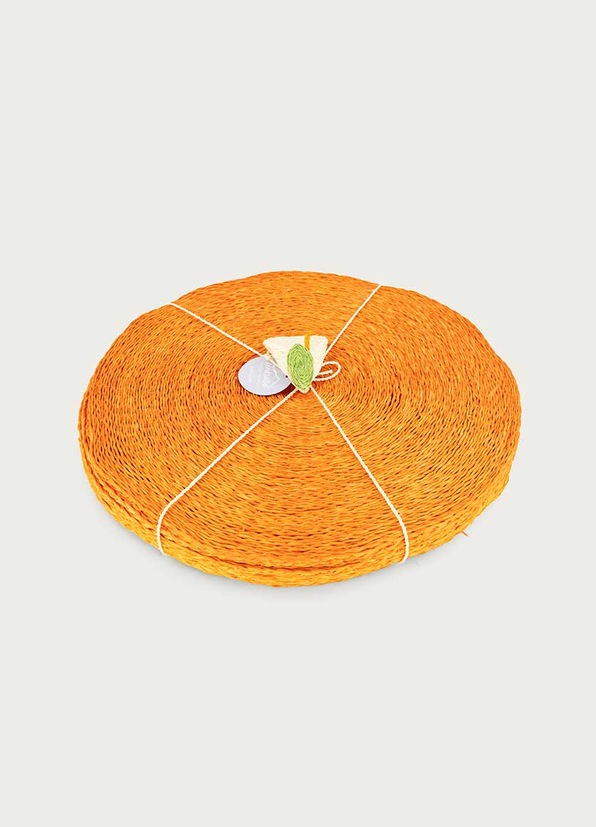 PLAITED PLACEMATS SET OF SIX BGSBTP6XW  MANGO