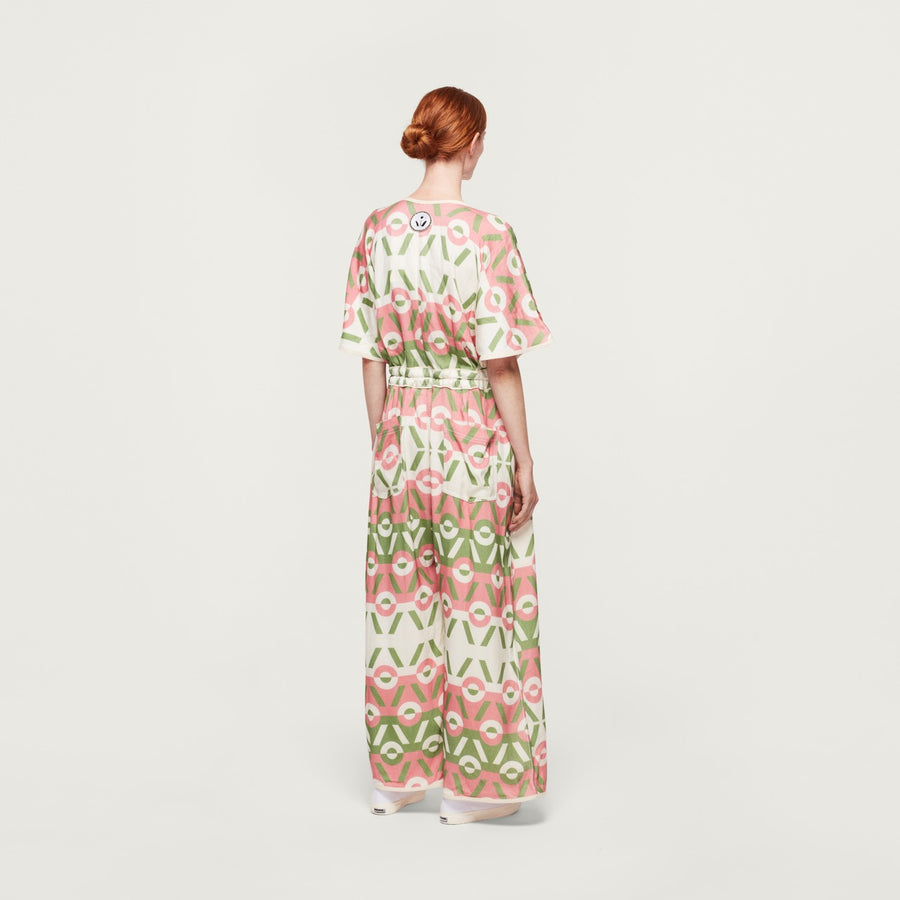 VIVI MONOGRAM POOLSIDE LONG JUMPSUIT
