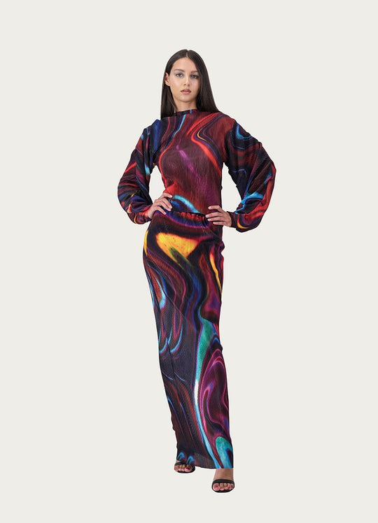 Zahra Blouse Zuhri Print