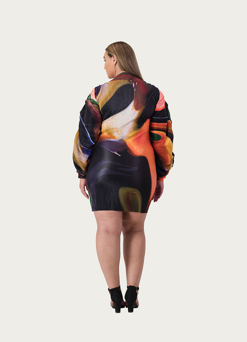 Zena Dress Green Print