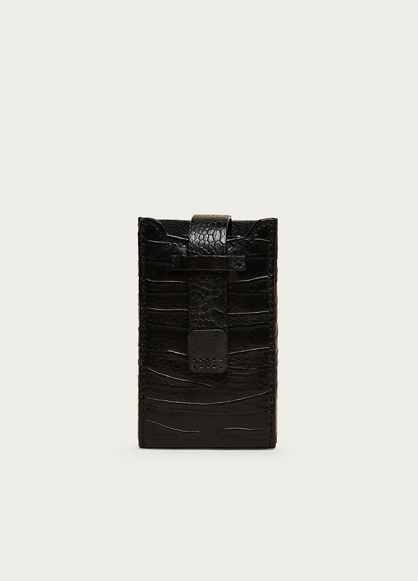 Playing Card Holder Black Zebra