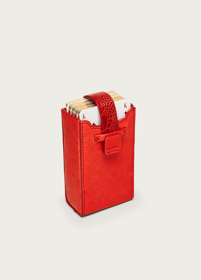 Playing Card Holder Scarlet Red