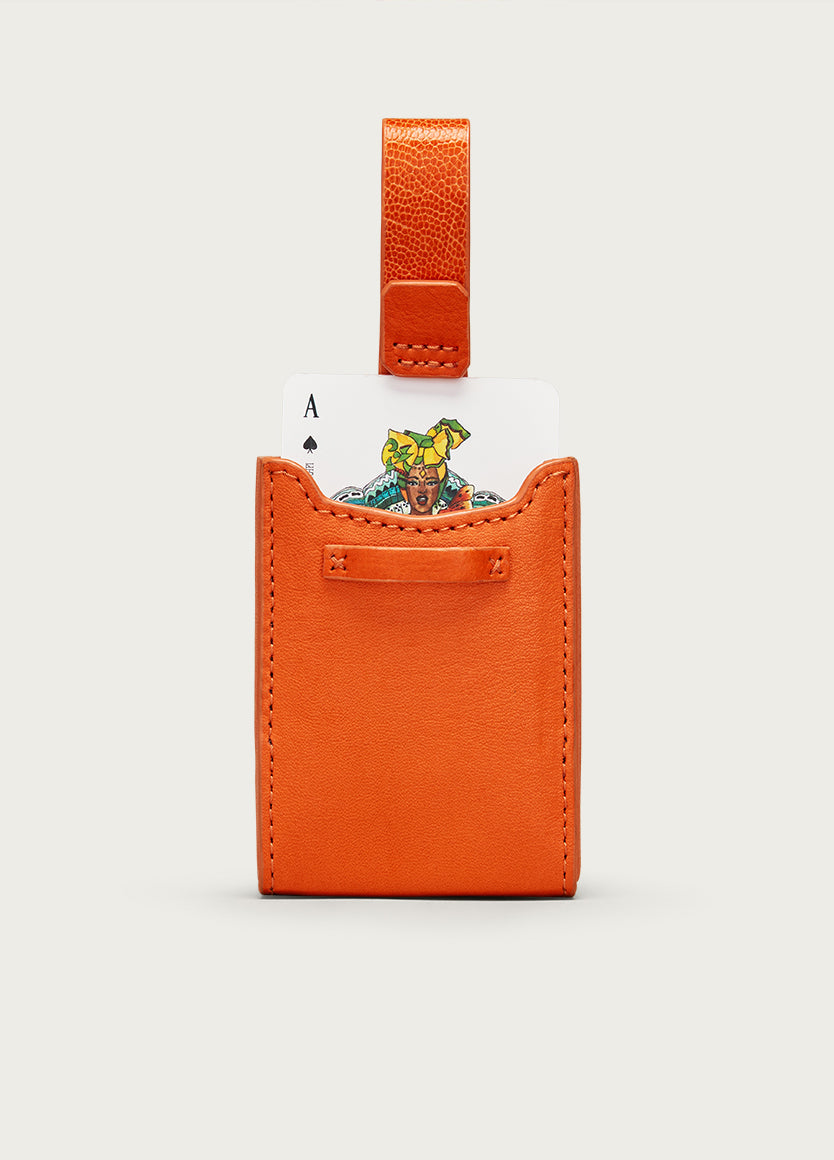 Bridge Card Holder Tangerine