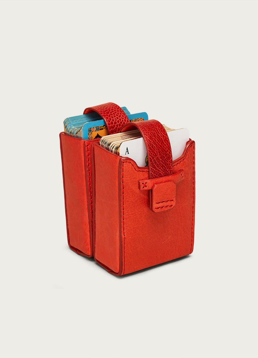 Bridge Card Holder Scarlet Red