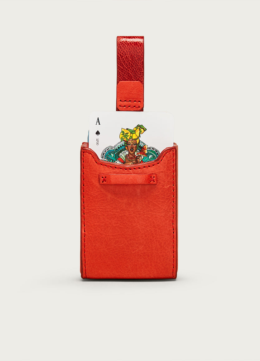 Bridge Card Holder Scarlet Red