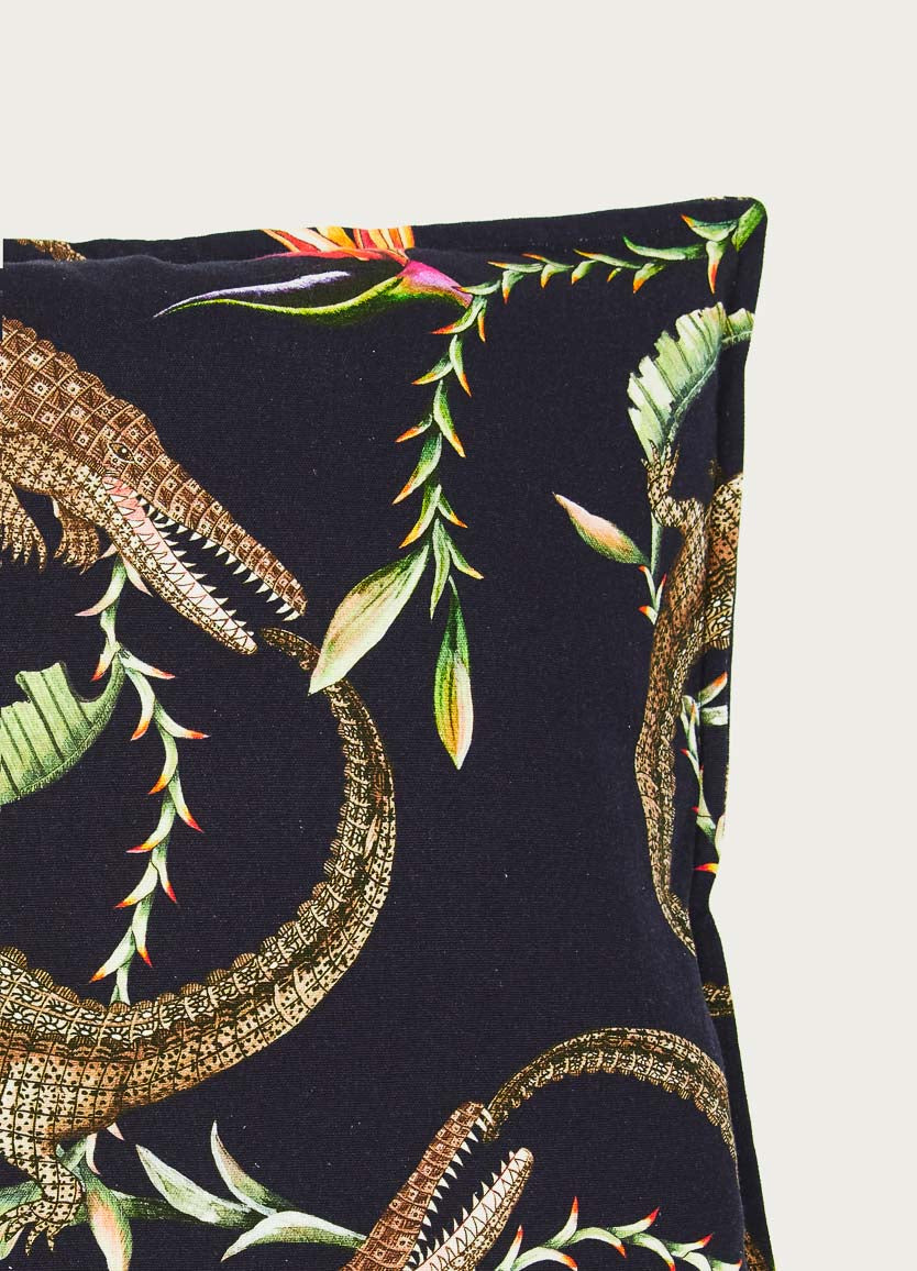 River Chase Night Linen Cushion Cover
