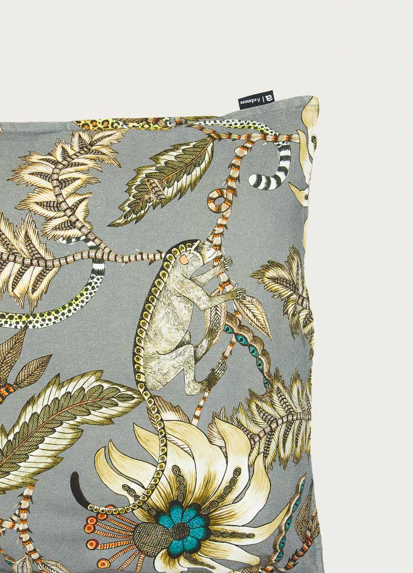 Monkey Bean Ash Linen Cushion Cover