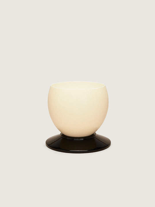 Ostrich Egg Candle Karoo - Mopani & Omumbiri - Black