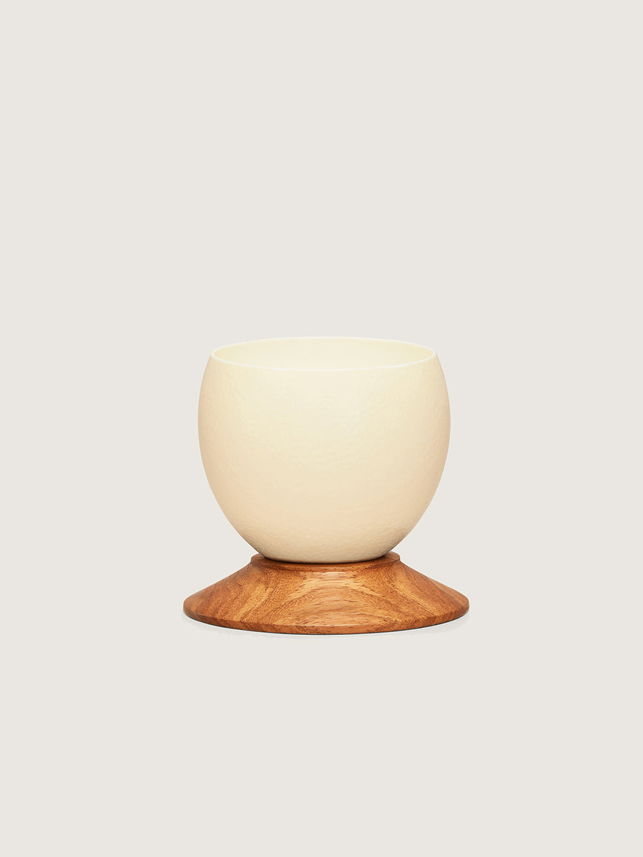 Ostrich Egg Candle Karoo - Mopani & Omumbiri - Natural